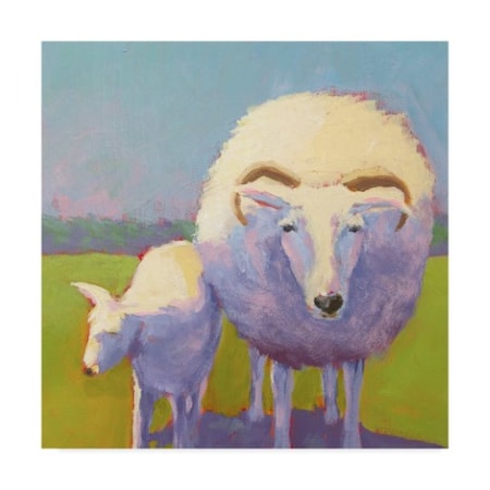 Carol Young 'Sheep Pals Ii' Canvas Art,18x18